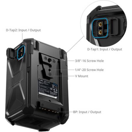 SmallRig 4984 X-Touch X99 - inteligentny akumulator V-Mount, szczegóły